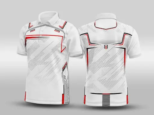 Full White -Slite Red Shade